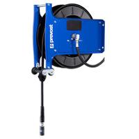 dgo-1025es PREVOST Wall Mounted 25m Air Hose Reel, 10mm Inner Diameter, 17mm Outer Diameter, 500L/min Flow Rate