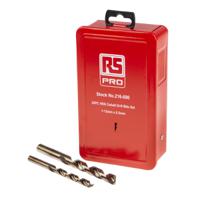 216-690 RS PRO 25-Piece Twist Drill Bit Set for Metal, 13mm Max, 1mm Min, HSS-E Cobalt Bits