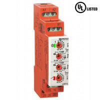 lart2-12-230v-acdc Broyce Control LART/2 Series DIN Rail Mount Timer Relay, 24 → 230 V ac/12 → 230V dc, 2-Contact, 0.1 s