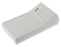 222-834 RS PRO Grey ABS Handheld Enclosure, Integral Battery Compartment, Display Window, 190.5 x 101.6 x 57.2mm
