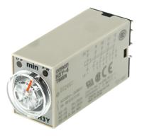 h3y-4-dc24-3m Omron H3Y-4 Series DIN Rail, Surface Mount Timer Relay, 24V dc, 4-Contact, 0.1 → 3min, 1-Function, 4PDT
