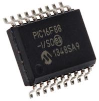 pic16f88-iso Microchip, 8 bit PIC, PIC16F88 Microcontroller, 20 MHz, 7kB FLASH, 18-Pin SOIC