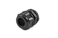 1427ncgm25b Hammond 1427NCG Series Black Nylon Cable Gland, M25 Thread, 13mm min., 18mm max., IP68