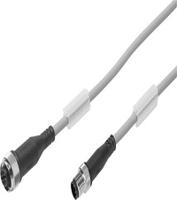 nebu-m12g5-e-25-w2-m8g4-v1 Festo Female 5 way Straight M12 to Female 4 way Straight M8 Cable, 2.5 m