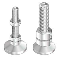 3842529025 Bosch Rexroth M12 Thread Steel Adjustable Foot, 10mm Groove