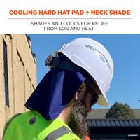 12596 Ergodyne 6717CT Blue Hard Hat, Ventilated