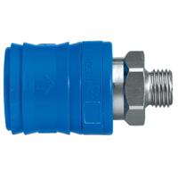 26keaw21mpn Legris Nickel Plated Brass Male Pneumatic Quick Connect Coupling, G 1/4 Male 31mm Male Thread