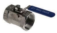 499-2846 RS PRO Stainless Steel Reduced Bore, 2 Way, Ball Valve, Threaded, BSPP 2in, 68bar Operating Pressure
