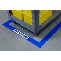 104344 Brady Blue Rubber 30.48m Floor Tape, 0.2mm Thickness