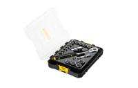fmmt98102-0 Stanley 18-Piece 3/8 Standard Socket Set with Ratchet, 6 point