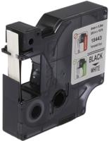 18443 Dymo Black on White Label Printer Tape, 5.5 m Length, 9 mm Width