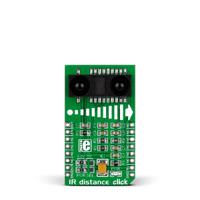 mikroe-1991 MikroElektronika IR Distance Click Infrared Sensor MikroBus Click Board for GP2Y0A60SZ0F