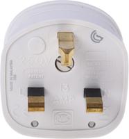 647-whi MK Electric UK Mains Plug, 13A White, Cable Mount