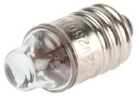 655-9233 RS PRO E10 Indicator Light, Clear, 2.2 V, 250 mA, 10h