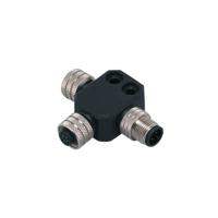 e11566 ifm electronic 1 Pole M12 Plug to 2 Pole M12 Socket Adapter