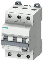 5su1336-6fp06 Siemens RCBO, 6A Current Rating, 3P Poles, 30mA Trip Sensitivity, Type B, Sentron Range