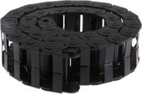 e1440480 Igus E14, e-chain Black Cable Chain - Flexible Slot, W62 mm x D25mm, L1m, 48 mm Min. Bend Radius, Igumid NB