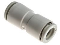 kq2h08-00a SMC KQ2 Series Straight Tube-to-Tube Adaptor, Push In 8 mm to Push In 8 mm, Tube-to-Tube Connection Style