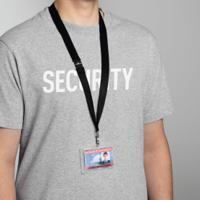 895119 Durable Transparent Polyethylene Name Badge