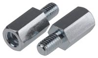 603-514 RS PRO Standoff, M6 x M6 Thread, 16mm Body, Steel, Male/Female, 10mm Stud