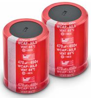 861101483001 Wurth Elektronik 47μF Aluminium Electrolytic Capacitor 450V dc, Snap-In -