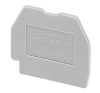 3100321 Phoenix Contact D-MT Series End Cover for Use with DIN Rail Terminal Blocks