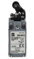 902-6913 RS PRO Roller Lever Limit Switch, NO/NC, IP66, DPST, Zinc Alloy Housing, 400V ac Max, 10A Max