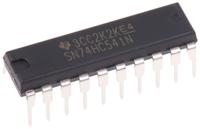 sn74hc541n Texas Instruments SN74HC541N Octal-Channel Buffer & Line Driver, 3-State, 20-Pin PDIP