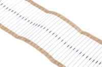 mba02040c2700fc100 Vishay 270Ω Thin Film Resistor 0.4W ±1% MBA02040C2700FC100