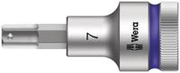05003823001 Wera 1/2 in Drive Bit Socket, Hex Bit, 7mm, 60 mm Overall Length