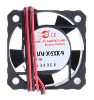 f41mm-005xk-9 Micronel F41 Series Axial Fan, 5 V dc, DC Operation, 8.4m³/h, 565mW, 140mA Max, 41 x 41 x 12mm