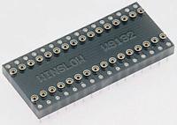 w9115rc Winslow Straight Through Hole Mount 2.54 mm, 7.62 mm Pitch IC Socket Adapter, 24 Pin Female DIP to 24 Pin Male DIP