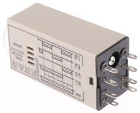 h3yn-21-dc12 Omron H3YN Series DIN Rail, Panel Mount Timer Relay, 12V dc, 2-Contact, 0.1 min → 10h