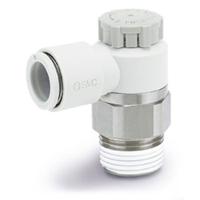 as2211f-01-04sa SMC AS Series Threaded Fitting, UNI 1/8 Male Inlet Port x 4mm Tube Outlet Port, SERIE AS###1F-#A