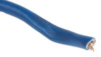 902-8397 RS PRO Blue 1.5mm² Hook Up Wire, 16 AWG, 27/0.25 mm, 100m, PVC Insulation