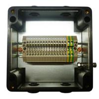 cep161690pi CE-TEK CEP Series Black Polyester Junction Box, IP66, IECEx, 160 x 160 x 90mm