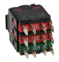 xb6as8349b Schneider Electric Harmony XB6 Series Twist Release Emergency Stop Push Button, Panel Mount, 16mm Cutout, 2NO + 2NC,