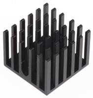 306216 AAVID THERMALLOY Heatsink, Universal Square Alu, 23.4K/W, 23 x 23 x 18mm, Adhesive Foil