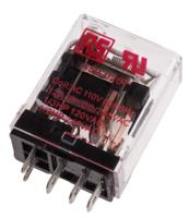 450-0267 RS PRO PCB Mount Power Relay, 110V ac Coil, 15A Switching Current, SPDT