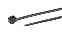 118-00030-t18ros-pa66hs-bk HellermannTyton Cable Tie, 100mm x 2.5 mm, Black Polyamide 6.6 (PA66), Pk-200