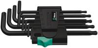 05024242001 Wera 9-Piece Torx Key Set, 139 x 72 x 25 mm Size, L Shape, Long Arm