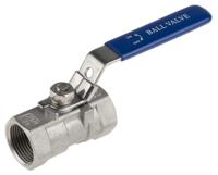 499-2802 RS PRO Stainless Steel Reduced Bore, 2 Way, Ball Valve, Threaded, BSPP 3/4in, 68bar Operating Pressure