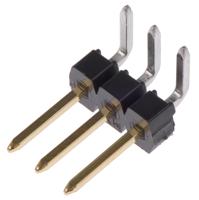 90121-0763 Molex C-Grid III Series Right Angle Through Hole Pin Header, 3 Contact(s), 2.54 mm Pitch, 1 Row, Unshrouded