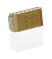 t491c106k035at KEMET 10μF MnO2 Tantalum Capacitor 35V dc, T491 Series