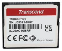 ts8gcf170 Transcend CF170 CompactFlash Industrial 8 GB MLC Compact Flash Card