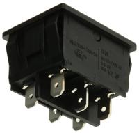 18391402 Marquardt DPDT, (On)-Off-(On) Rocker Switch Panel Mount