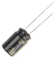 eeufm1h471 Panasonic 470μF Aluminium Electrolytic Aluminium Electrolytic Capacitor 50V dc, Radial, Through Hole - EEUFM1H471