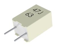 r82ec2100dq50j KEMET R82 Polyester Film Capacitor, 63 V ac, 100 V dc, ±5%, 10nF, Through Hole