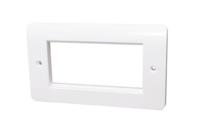 htc-fp2gos30wh HellermannTyton Connectivity HTC Series, Cat6, Cat6a Double Gang 86 x 146 Faceplate