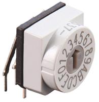 pt65101l254 Hartmann 10 Way Through Hole DIP Switch, Screwdriver Actuator